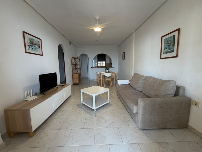 Front line apartment in fantastic location on La Zenia Beach