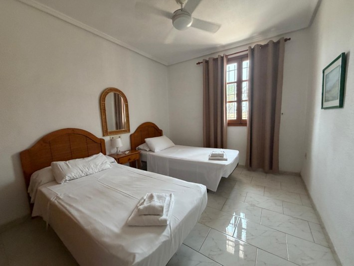 Front line apartment in fantastic location on La Zenia Beach