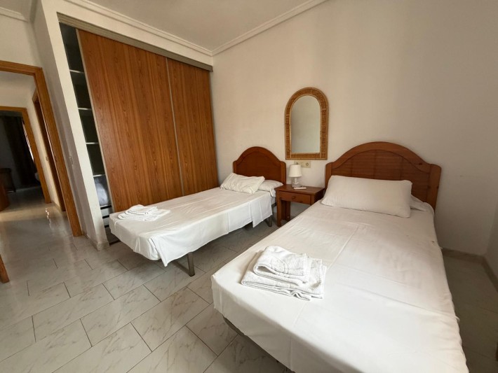 Front line apartment in fantastic location on La Zenia Beach