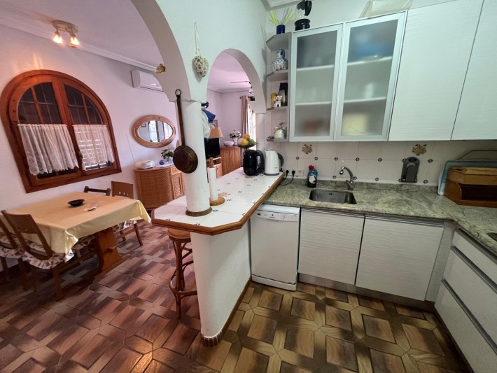 Semi-detached property with separate apartment on the beachside of La Zenia